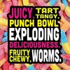 image:imageTrolli Sour Brite Crawlers Candy Fruit Punch Sweet and Sour Gummy Worms 72 ozFruit Punch