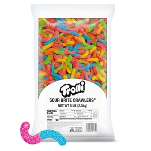image:imageTrolli Sour Brite Crawlers Candy Gummy Worms Sour Candy 5 Pound Bulk BagTrolliSour