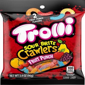 image:imageTrolli Sour Brite Crawlers Very Berry Flavor 5 OunceFruit Punch