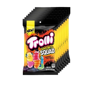 image:imageTrolli Sour Brite Squad Gummy Candy Sour Gummy Worms 63 oz Pack of 8