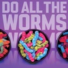 image:imageTrolli x Mountain Dew Sour Brite Crawlers Gummy Worms Candy 123 oz  Original Cherry Blue Raspberry all with Citrus limited edition gaming snack peg bag