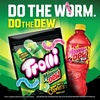 image:imageTrolli x Mountain Dew Sour Brite Crawlers Gummy Worms Candy 123 oz  Original Cherry Blue Raspberry all with Citrus limited edition gaming snack peg bag